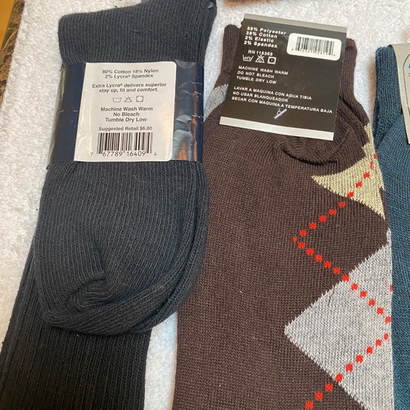 8 Pairs Men's Dress Socks - Picture 2 of 6